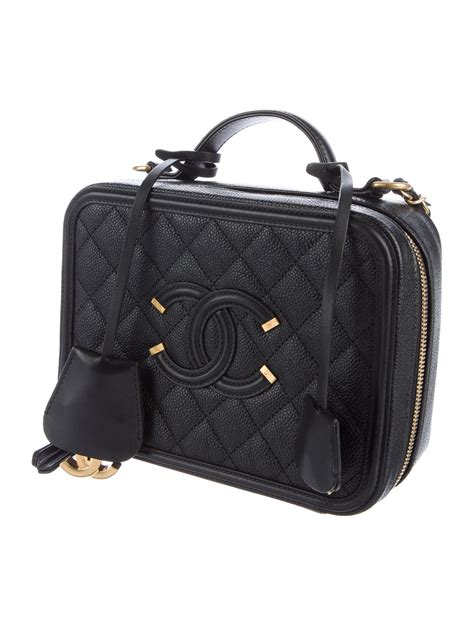 chanel cc filigree|CHANEL CC FILIGREE VANITY CASE! (Large Size) Review, .